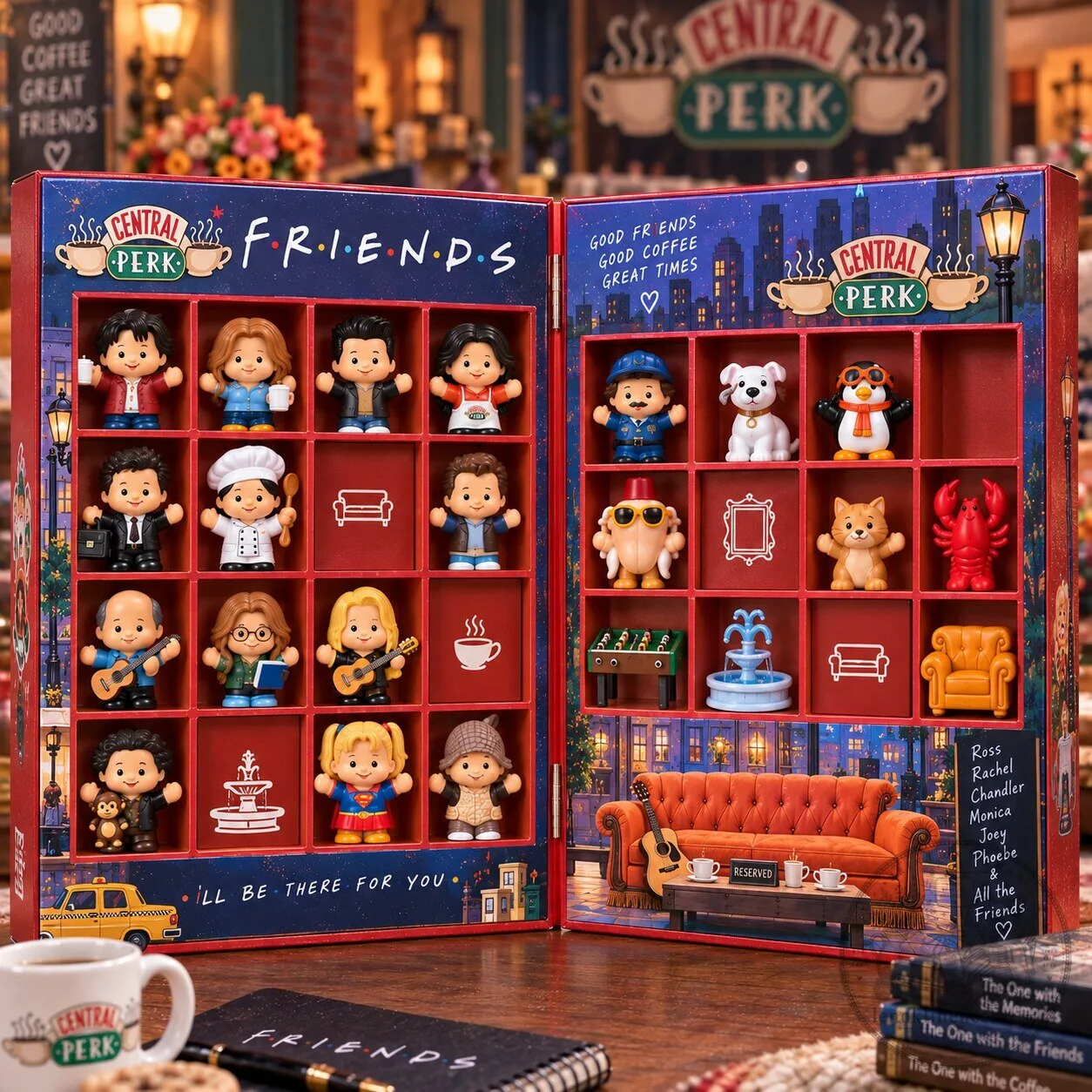 Friends Television Series Little People Collector Advent Calendar Set