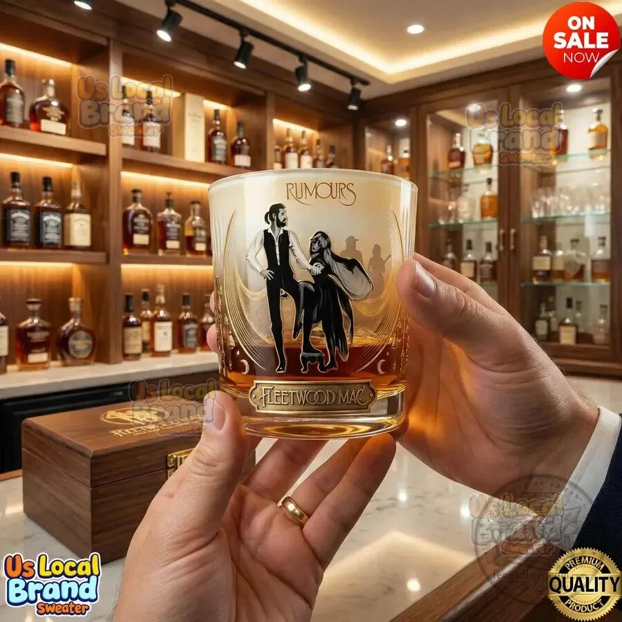 Fleetwood Mac Rumours Midnight Collector Whiskey Drinking Glass 9 Fleetwood Mac Rumours Midnight Collector Whiskey Drinking Glass