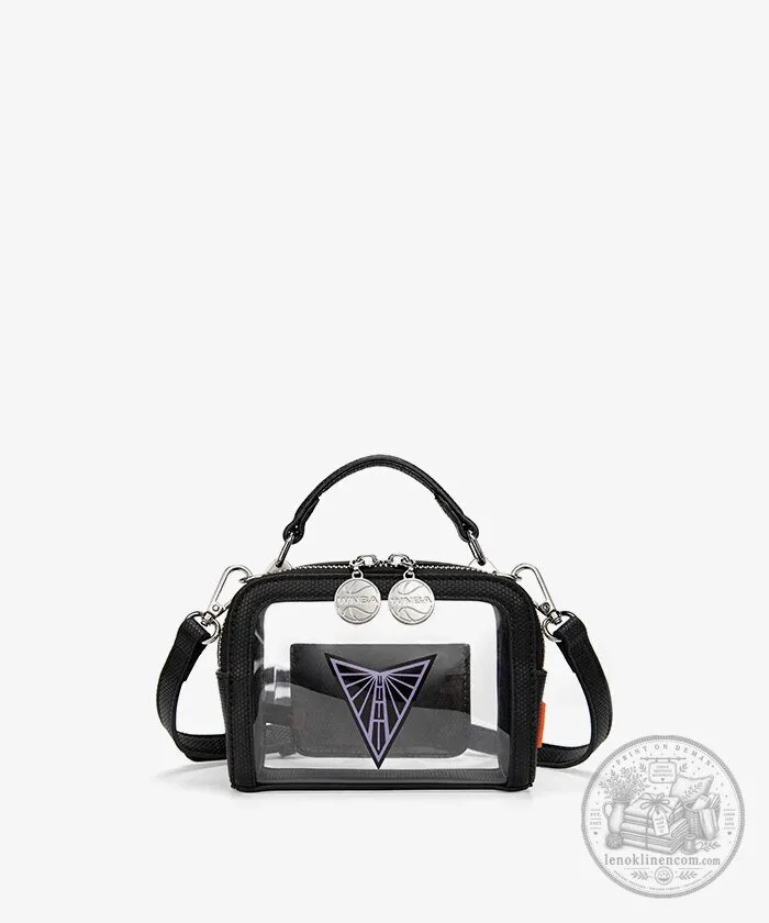 Golden State Valkyries WNBA Clear Crossbody Bag with Adjustable Strap