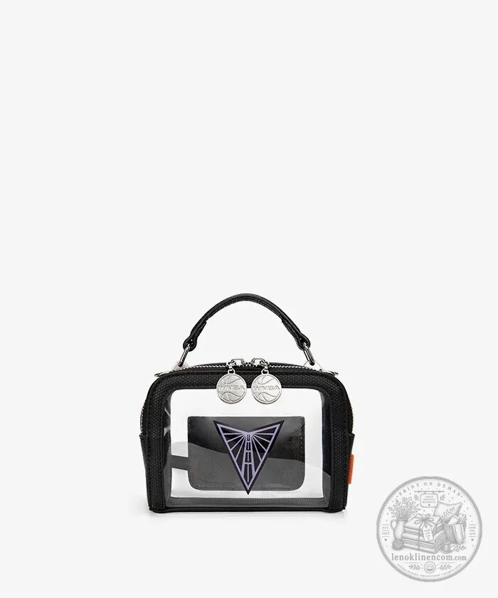 Golden State Valkyries WNBA Clear Crossbody Bag with Adjustable Strap 22 Golden State Valkyries WNBA Clear Crossbody Bag with Adjustable Strap