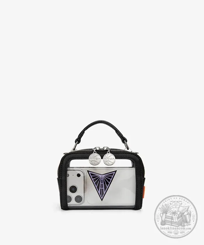 Golden State Valkyries WNBA Clear Crossbody Bag with Adjustable Strap 23 Golden State Valkyries WNBA Clear Crossbody Bag with Adjustable Strap