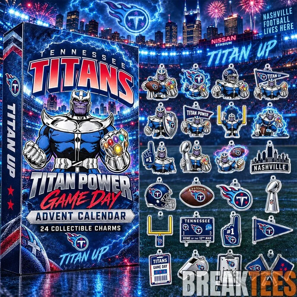 Tennessee Titans Thanos Game Day Advent Calendar 24 Collectible Charms