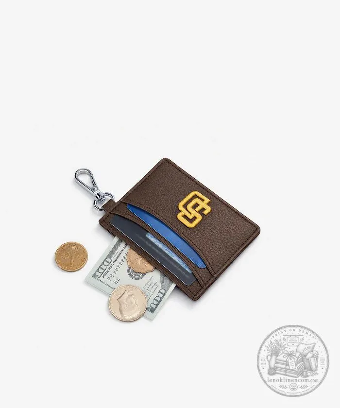 San Diego Padres Baseball Glove Charm and Card Holder Wristlet Set 13 San Diego Padres Baseball Glove Charm and Card Holder Wristlet Set