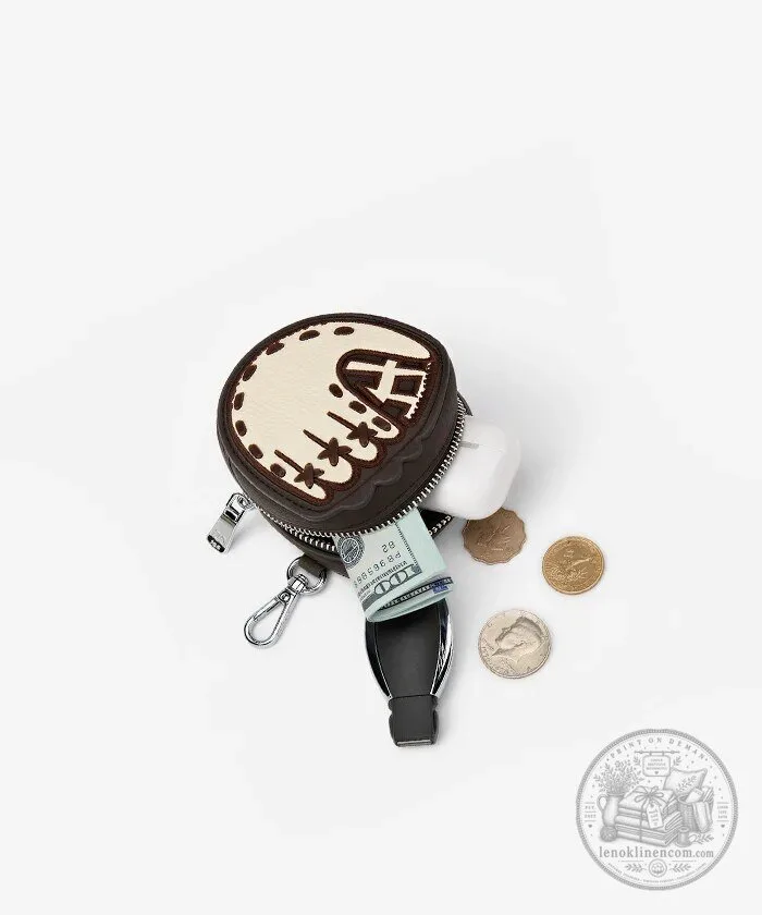 San Diego Padres Baseball Glove Charm and Card Holder Wristlet Set 16 San Diego Padres Baseball Glove Charm and Card Holder Wristlet Set