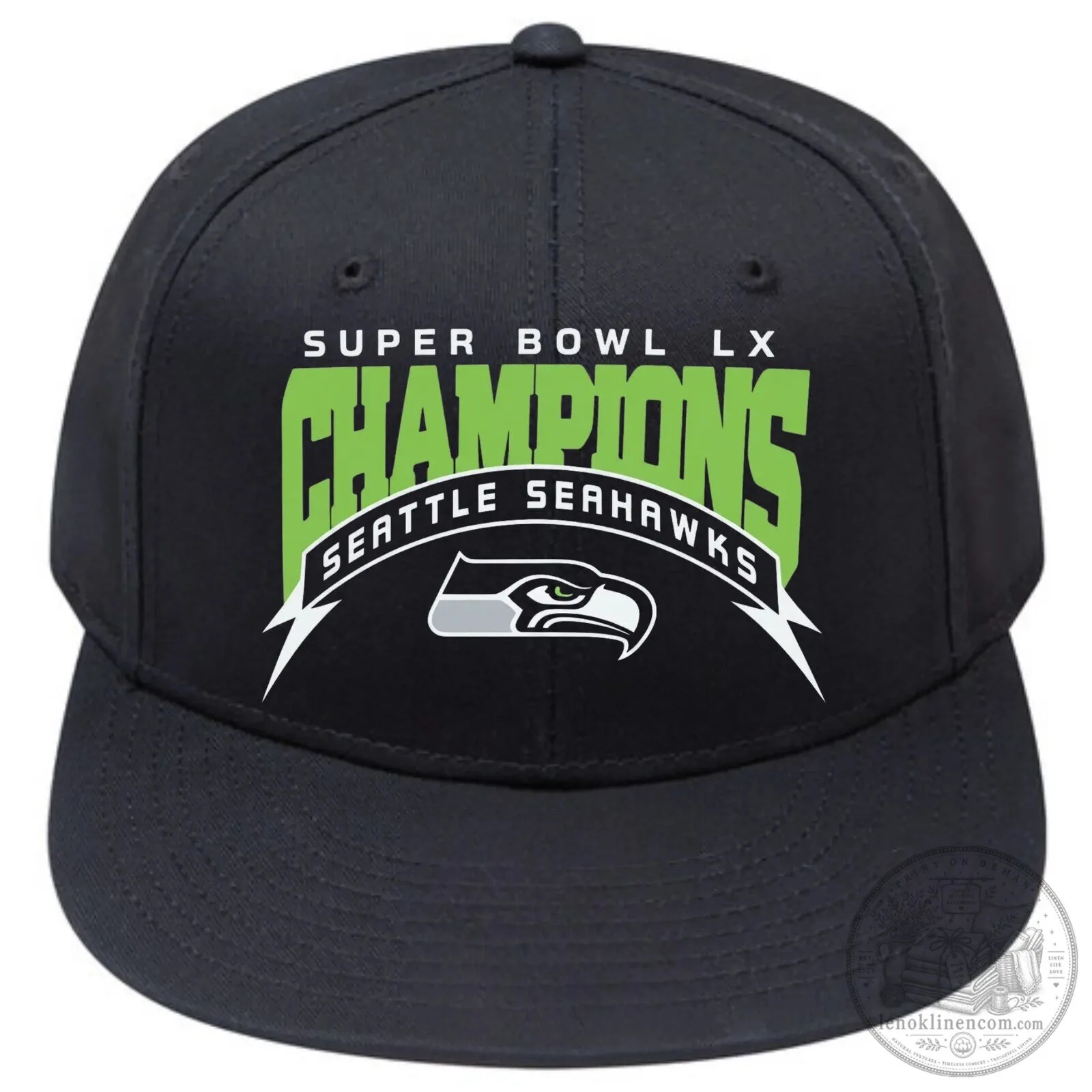 Seattle Seahawks Snapback Hat - Super Bowl LX Champions Cap
