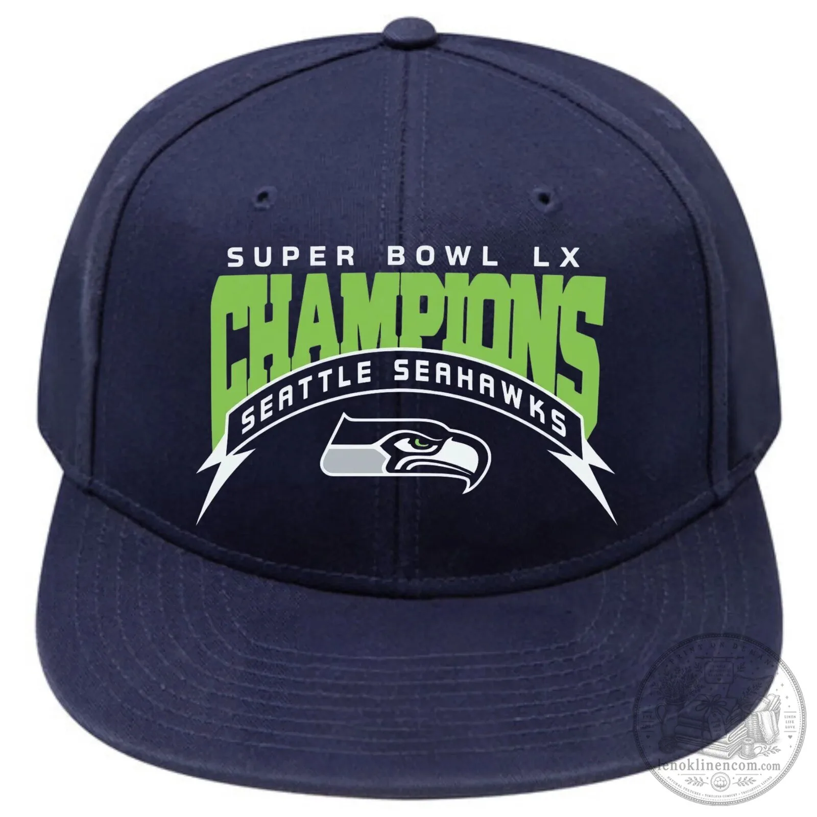 Seattle Seahawks Snapback Hat - Super Bowl LX Champions Cap 6 Seattle Seahawks Snapback Hat - Super Bowl LX Champions Cap