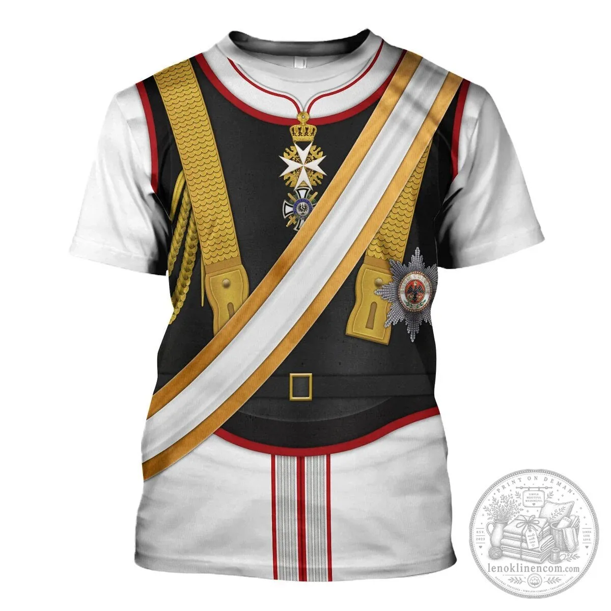 Historical Uniform Hoodie of Kaiser Wilhelm II, German Emperor 20 Historical Uniform Hoodie of Kaiser Wilhelm II, German Emperor