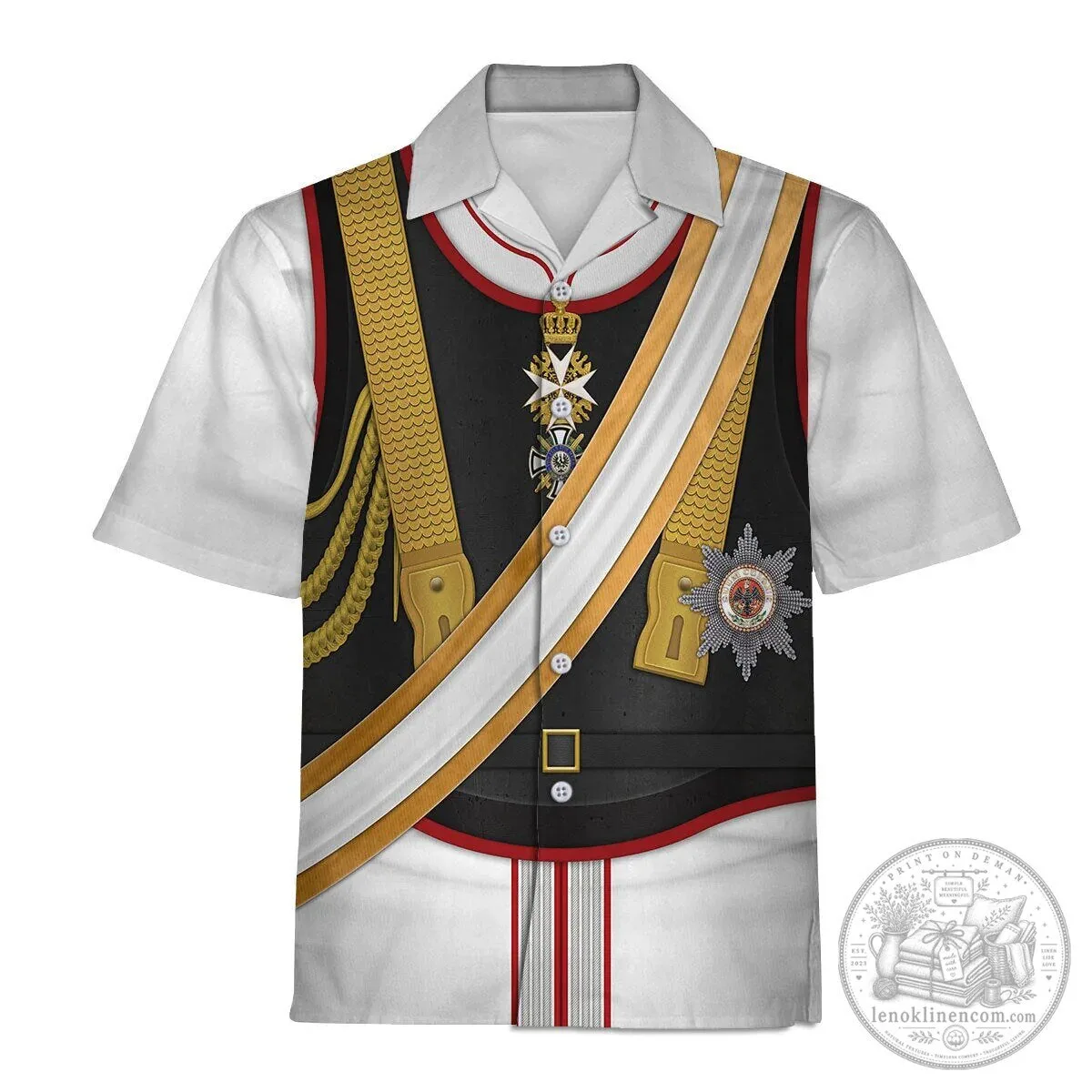 Historical Uniform Hoodie of Kaiser Wilhelm II, German Emperor 21 Historical Uniform Hoodie of Kaiser Wilhelm II, German Emperor