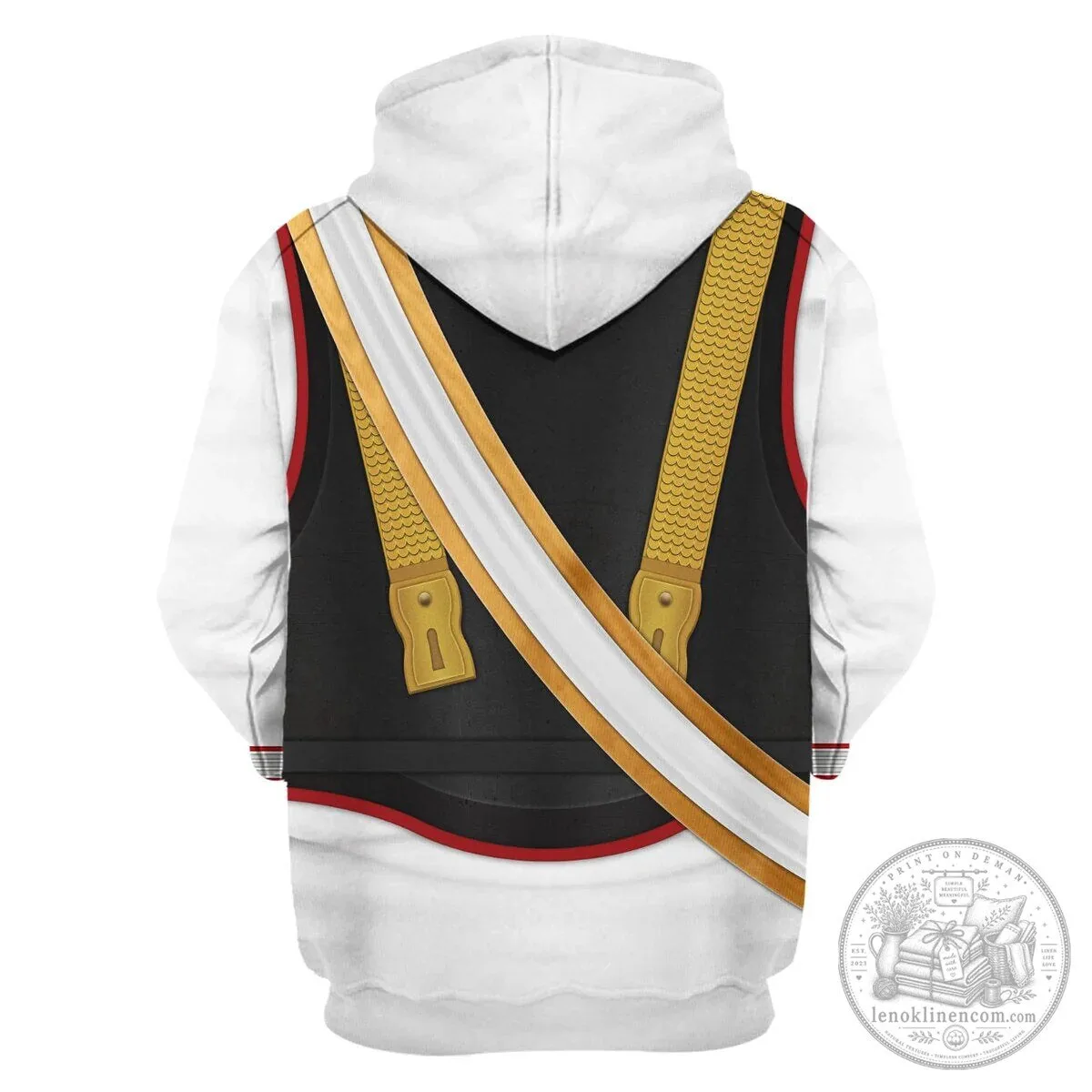 Historical Uniform Hoodie of Kaiser Wilhelm II, German Emperor 24 Historical Uniform Hoodie of Kaiser Wilhelm II, German Emperor
