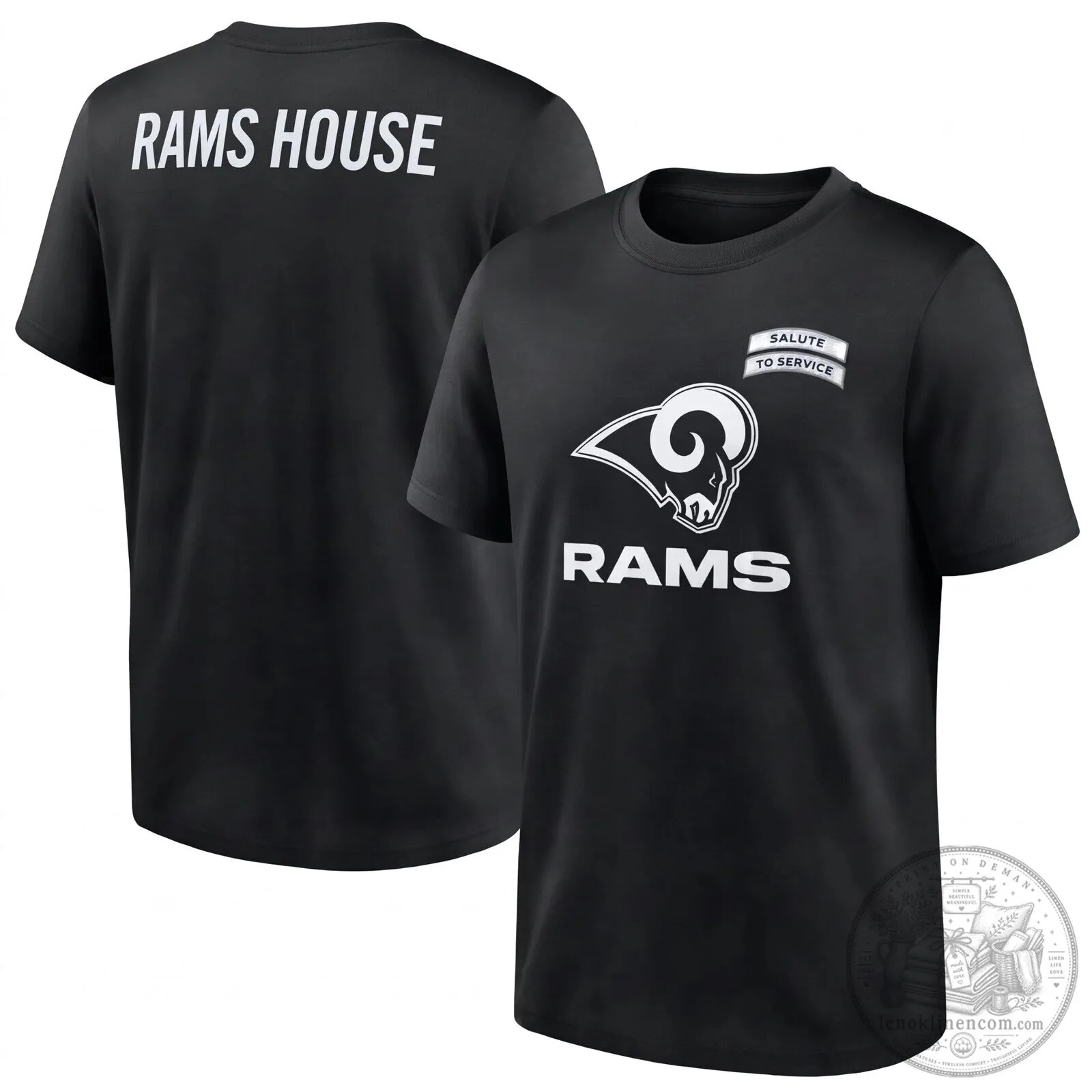 Los Angeles Rams Salute To Service Military Green T-Shirt 7 Los Angeles Rams Salute To Service Military Green T-Shirt