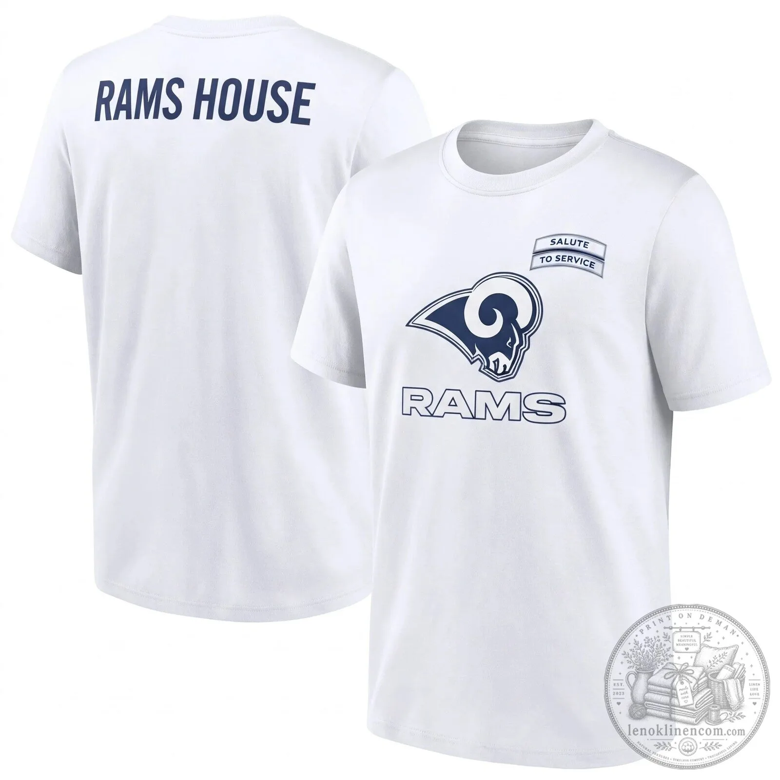 Los Angeles Rams Salute To Service Military Green T-Shirt 9 Los Angeles Rams Salute To Service Military Green T-Shirt