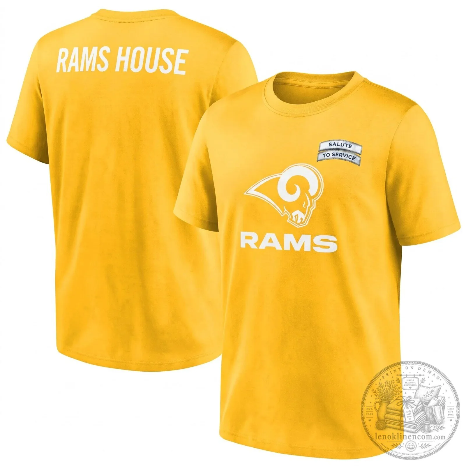 Los Angeles Rams Salute To Service Military Green T-Shirt 10 Los Angeles Rams Salute To Service Military Green T-Shirt