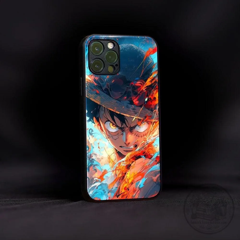 Monkey D. Luffy One Piece Anime Character iPhone Phone Case