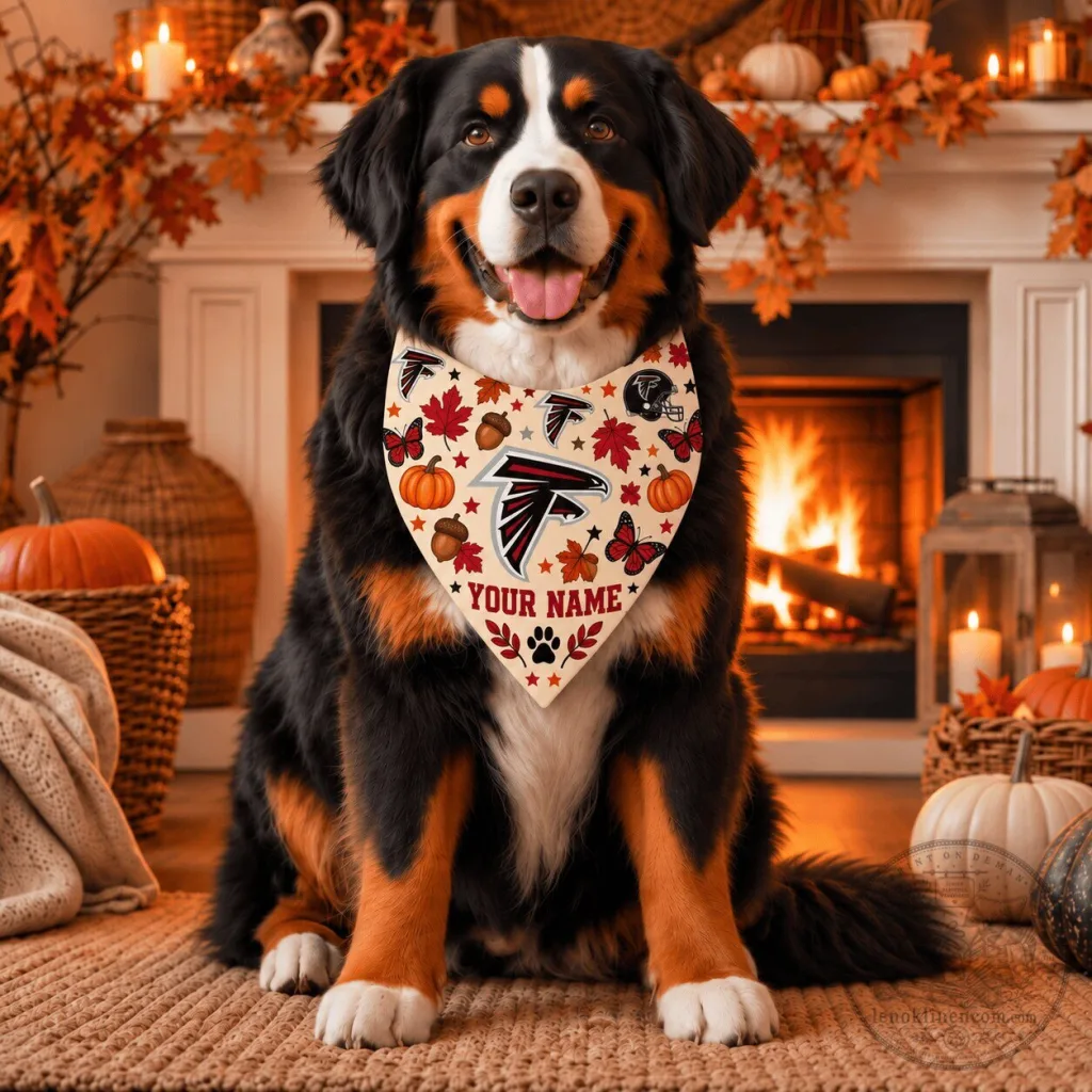Atlanta Falcons Personalized Pet Bandana for Dogs and Cats Atlanta Falcons Personalized Pet Bandana for Dogs and Cats