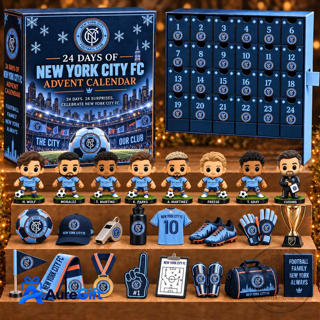 New York City FC 24 Days of Advent Calendar Blind Box with Collectible Figurines