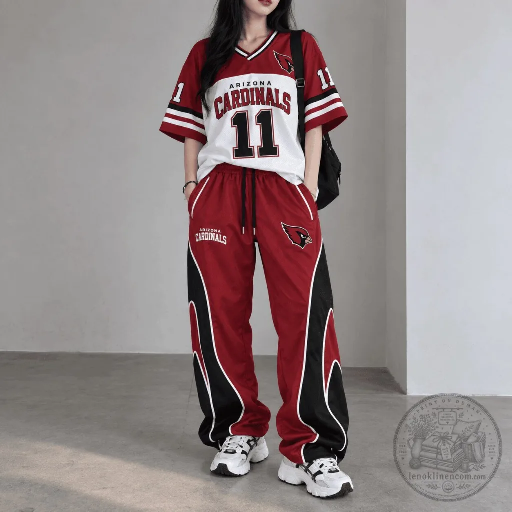 Arizona Cardinals Football Team Spirit Red and White Game Day Jersey Arizona Cardinals Football Team Spirit Red and White Game Day Jersey