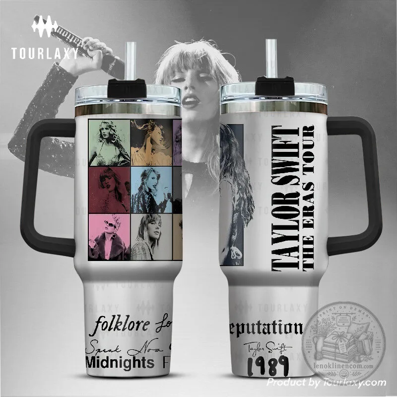 Taylor Swift The Eras Tour 40oz Stainless Steel Insulated Tumbler
