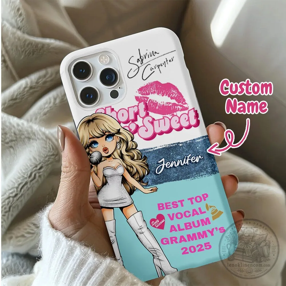 Sabrina Carpenter Short N Sweet Album Aesthetic Protective Phone Case