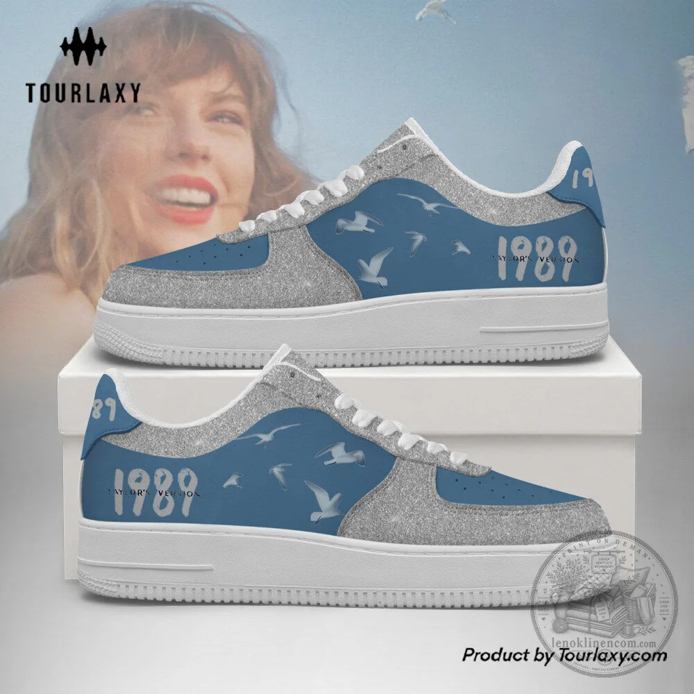 Taylor Swift 1989 Album Blue Edition Sneakers