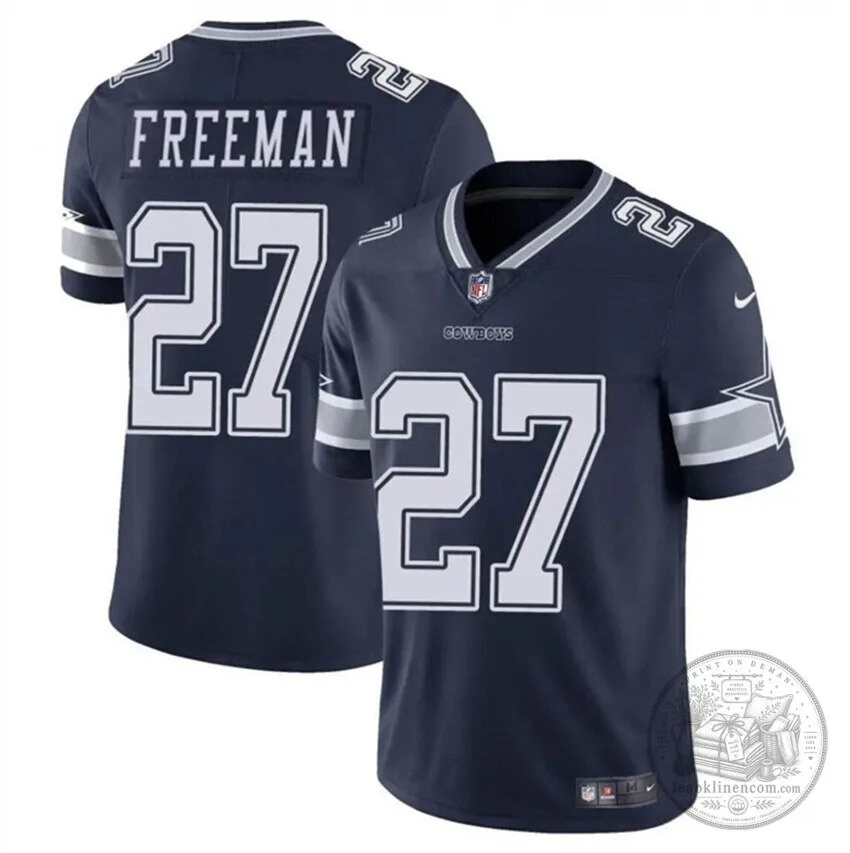 Dallas Cowboys Football Royce Freeman Number 27 Vapor Untouchable Limited Stitched Football Jersey