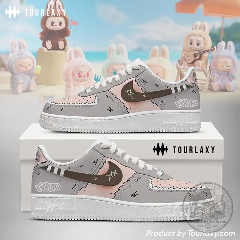 Labubu Character Custom Designed Air Force 1 Sneakers