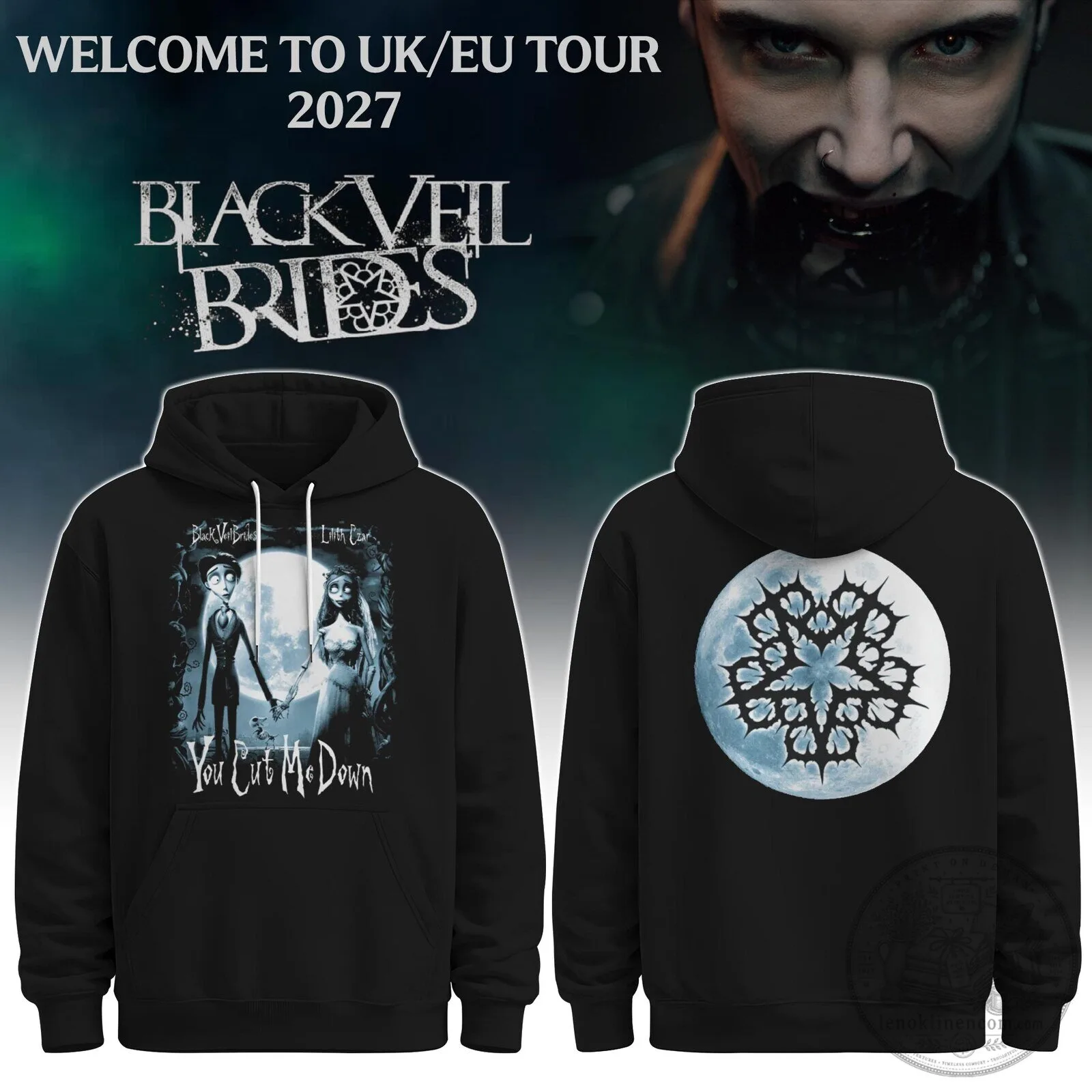 Black Veil Brides You Cut Me Down Nightmare Before Christmas Hoodie