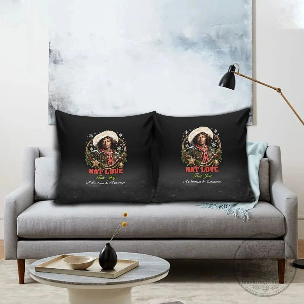 Nat Love True Joy Christmas Holiday African American Cowboy Portrait Pillow 6 Nat Love True Joy Christmas Holiday African American Cowboy Portrait Pillow