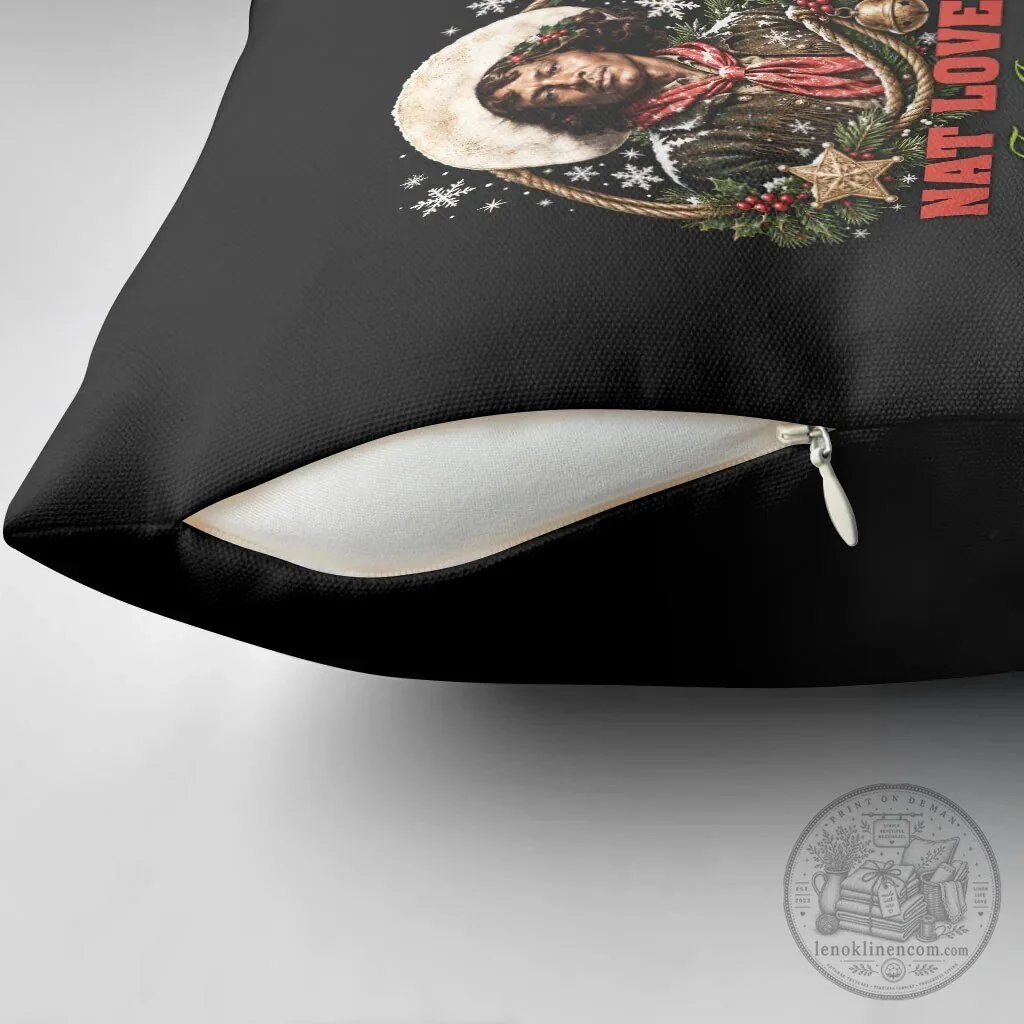 Nat Love True Joy Christmas Holiday African American Cowboy Portrait Pillow 9 Nat Love True Joy Christmas Holiday African American Cowboy Portrait Pillow