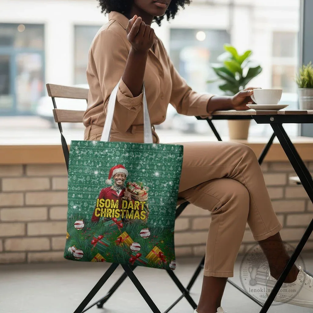 Isom Dart Christmas Holiday Black Cowboy Western Reindeer Tote Bag 7 Isom Dart Christmas Holiday Black Cowboy Western Reindeer Tote Bag