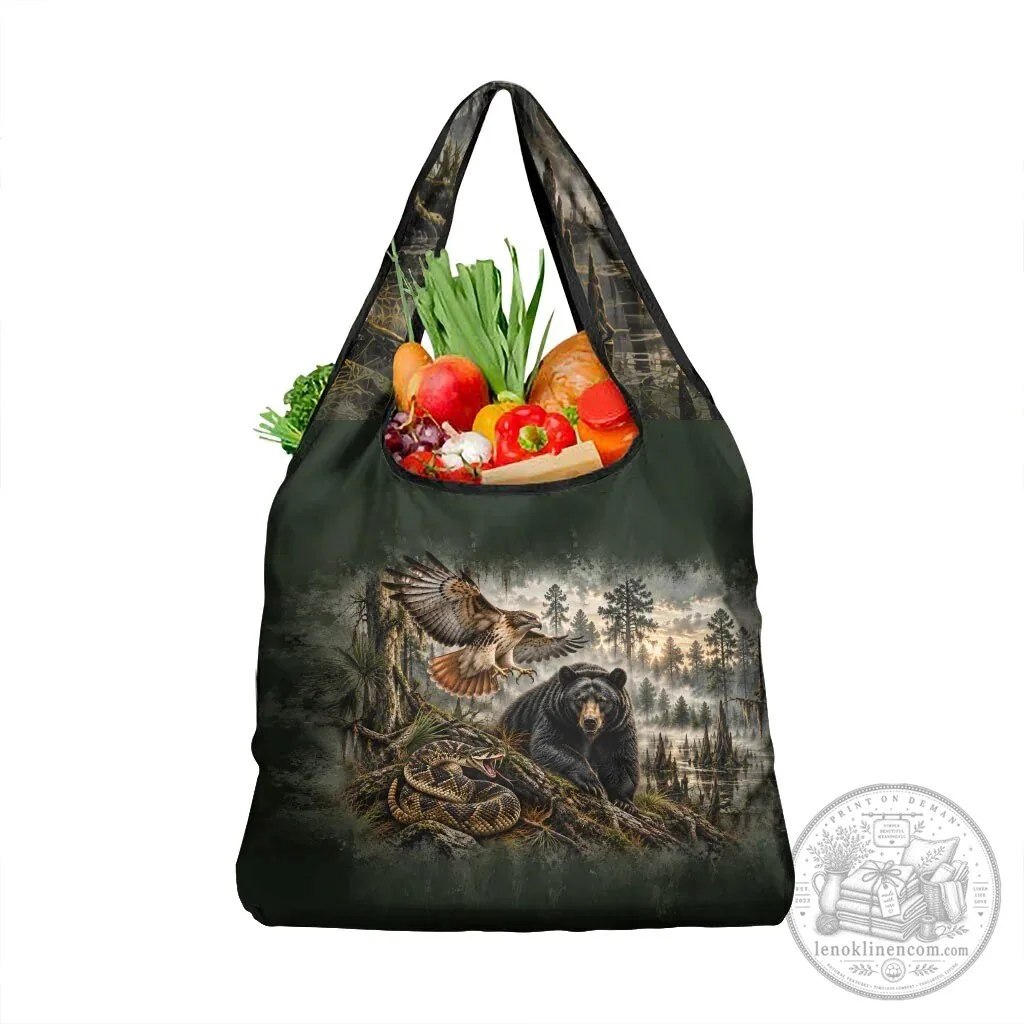 Chahta Yakni Tribe Land Of The Free Native American Wildlife Reusable Grocery Bag 60 Chahta Yakni Tribe Land Of The Free Native American Wildlife Reusable Grocery Bag