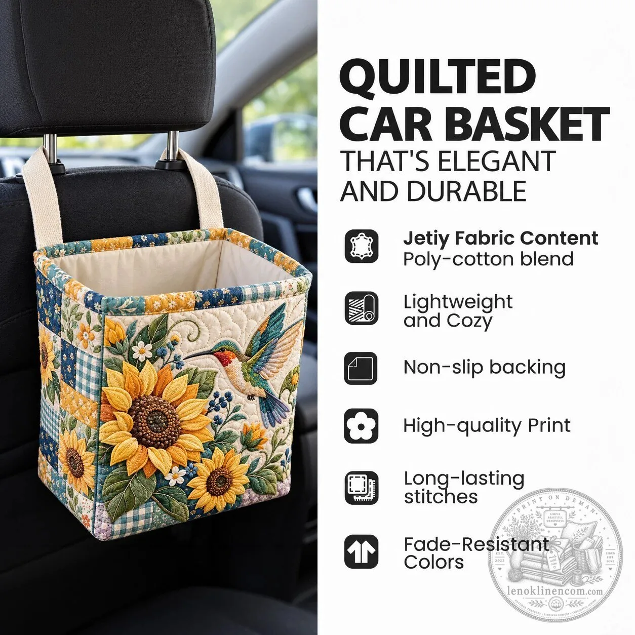 Jesus Take The Wheel Christian Faith Quilted Car Storage Basket 6 Jesus Take The Wheel Christian Faith Quilted Car Storage Basket