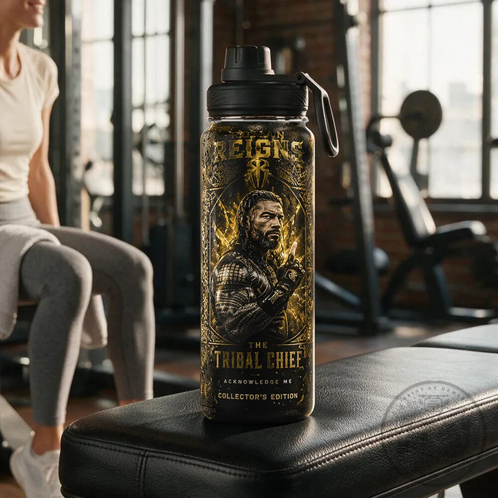 Roman Reigns The Tribal Chief Acknowledge Me Collector's Edition Water Bottle 4 roman reigns the tribal chief acknowledge me collector s edition water bottle gallery 1
