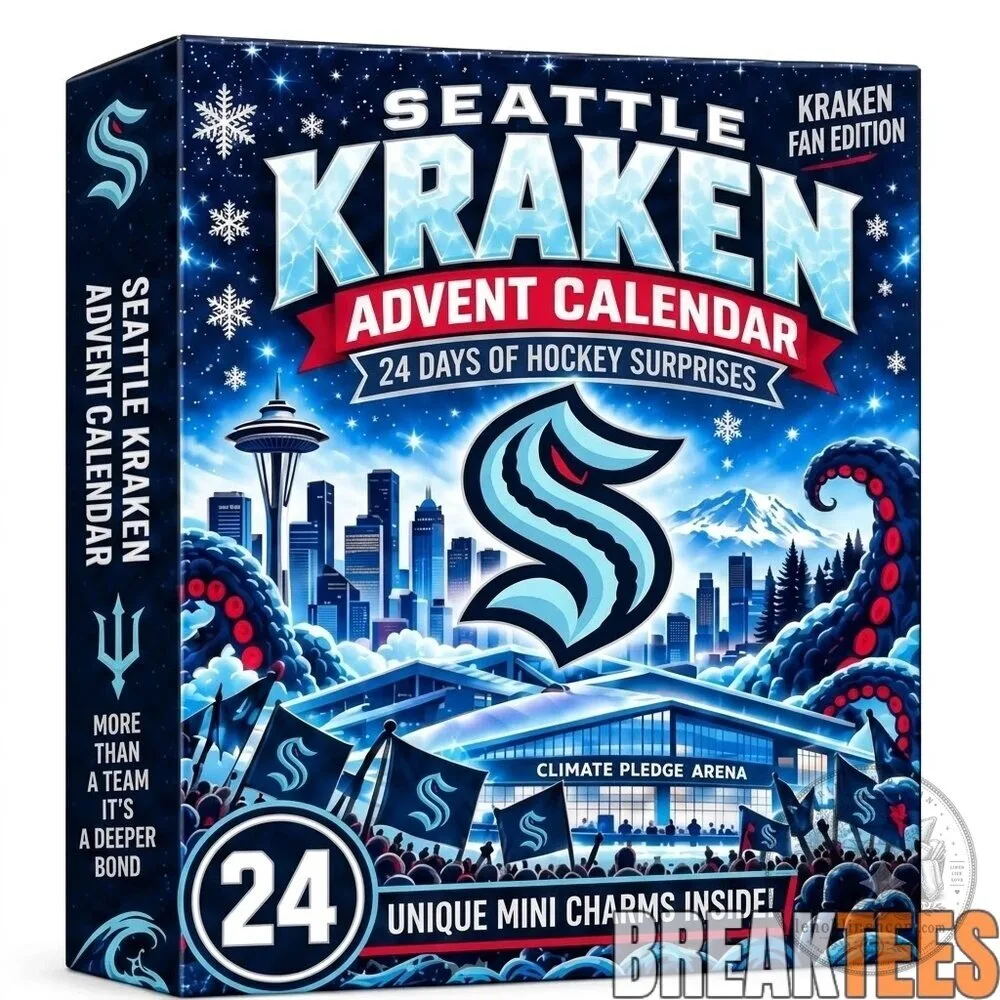 Seattle Kraken 24 Days of Hockey Surprises Advent Calendar 2D 3 Seattle Kraken 24 Days of Hockey Surprises Advent Calendar