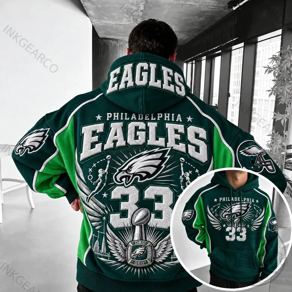 Hoodie Celebrating Philadelphia Eagles Super Bowl Championship Football 44 Hoodie Celebrating Philadelphia Eagles Super Bowl Championship Football