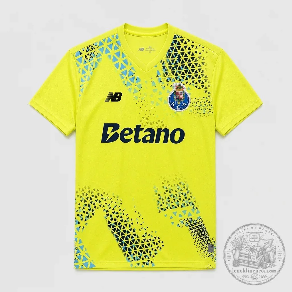 FC Porto Goalkeeper Yellow Betano Soccer Football Club Jersey