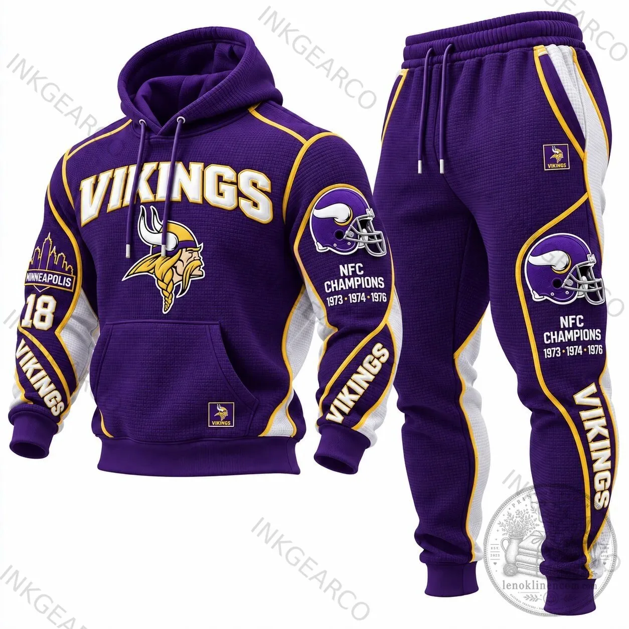 Minnesota Vikings National Football Conference Champions Hoodie