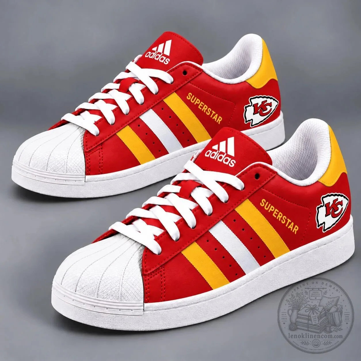 Superstar Shoes for Kansas City Chiefs Fans in the National Football League