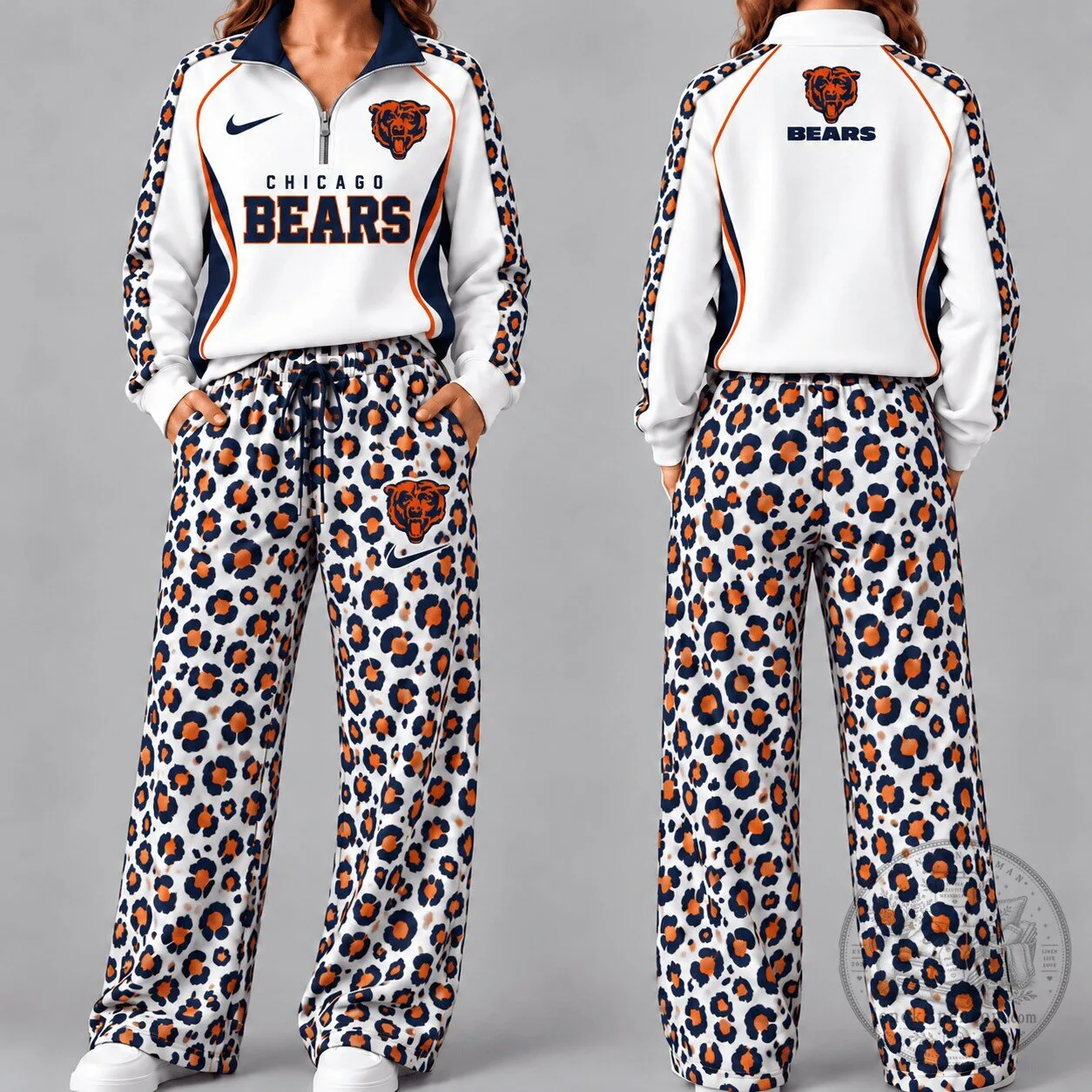 Chicago Bears NFL Quarter-Zip Sweatshirt