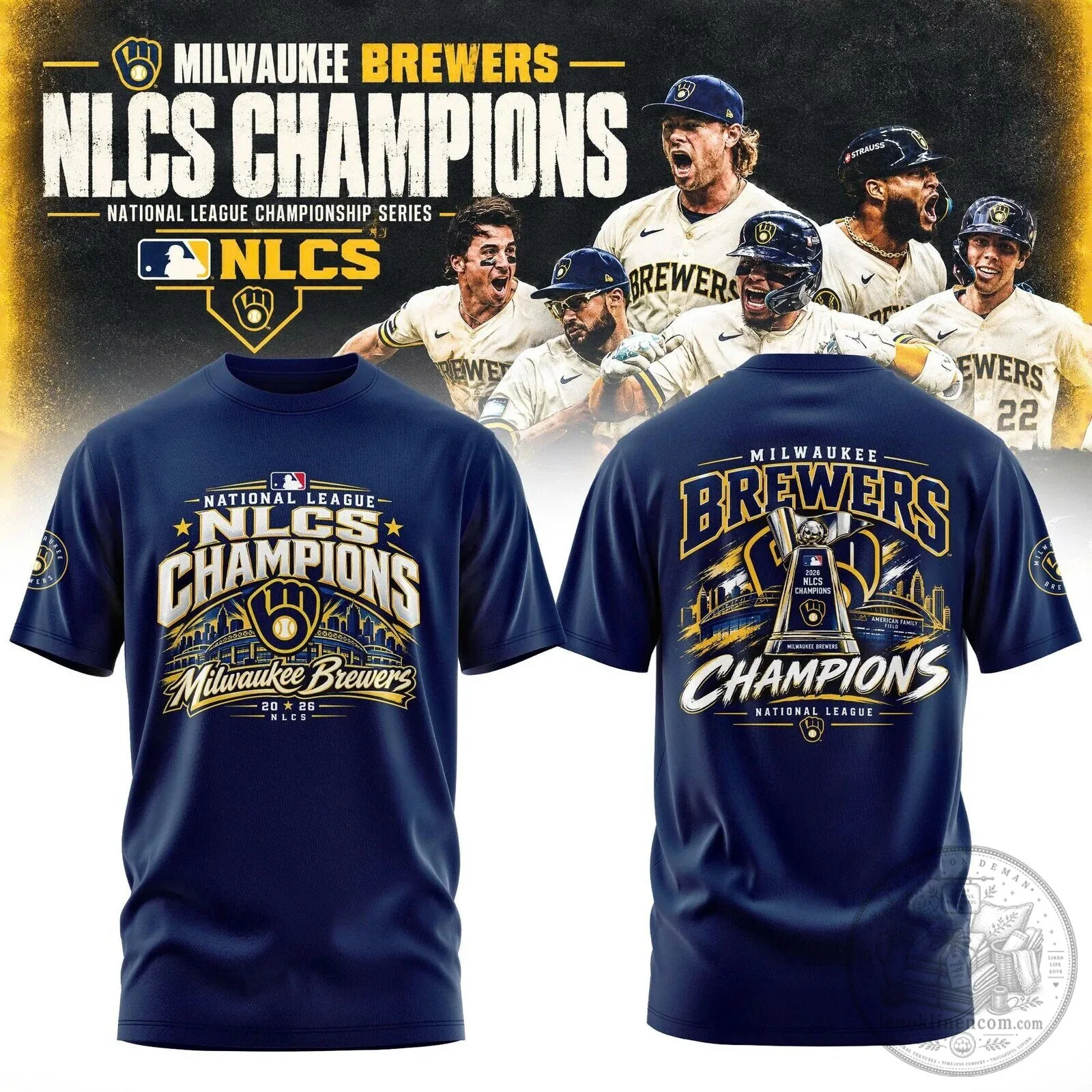 Milwaukee Brewers 2026 National League Championship Series Champions T-Shirt