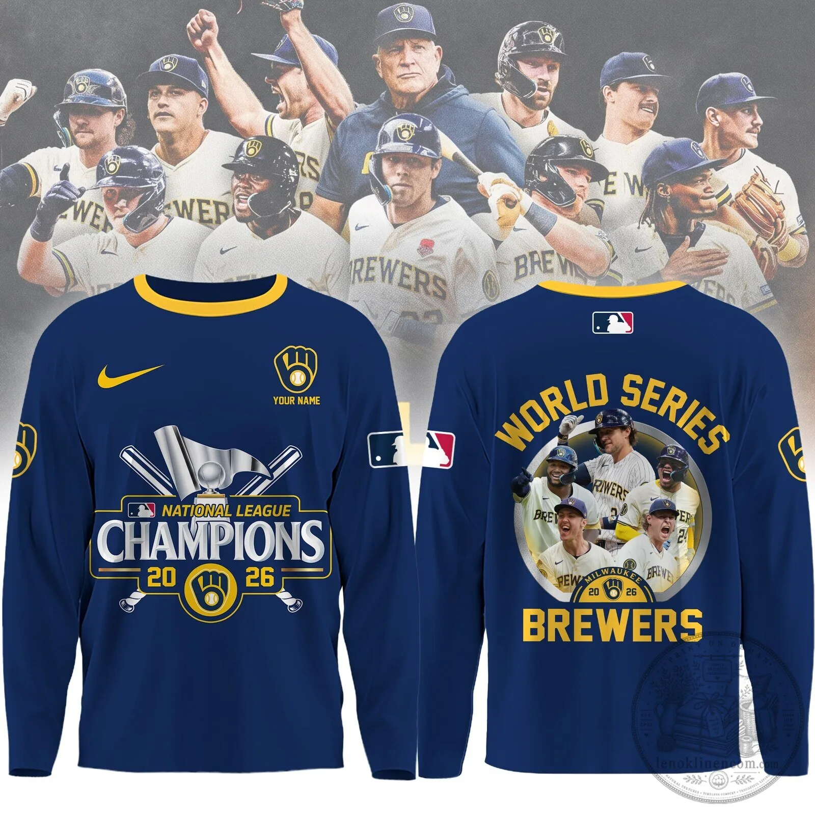 Milwaukee Brewers National League Champions 2026 World Series Long Sleeve Shirt