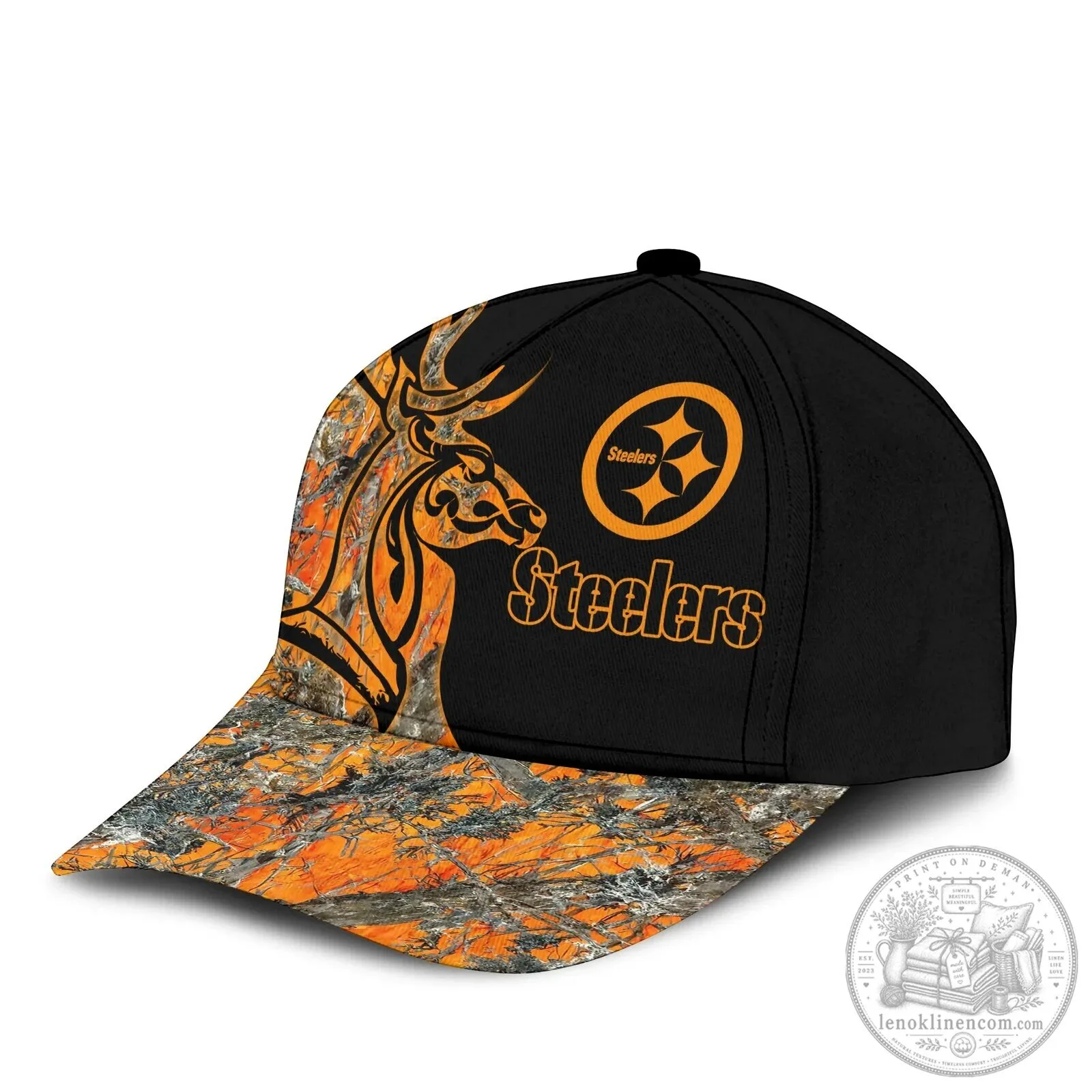 Pittsburgh Steelers Deer Hunting Camouflage Pattern Baseball Cap Hat 10 Pittsburgh Steelers Deer Hunting Camouflage Pattern Baseball Cap Hat