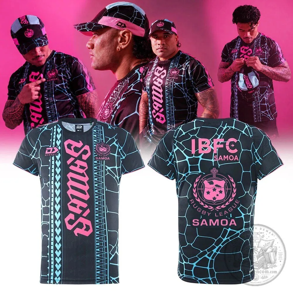 Toa Samoa Rugby League Turtle Shell Pattern T-Shirt