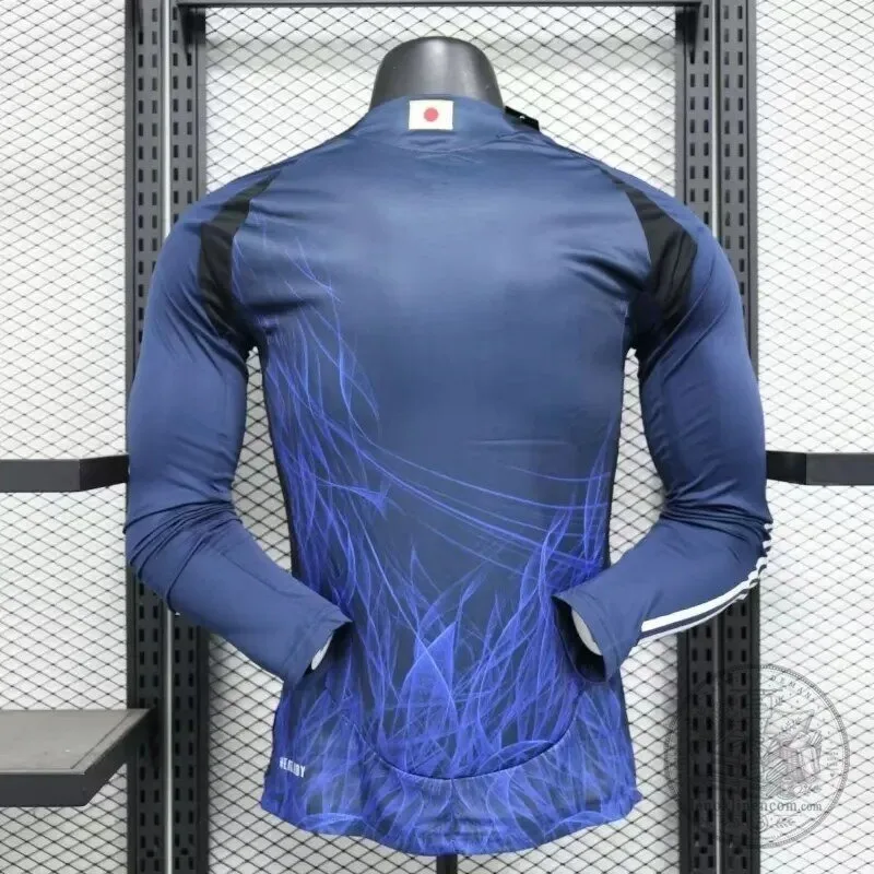 Japan National Football Team Long Sleeve Home Soccer Jersey 15 Japan National Football Team Long Sleeve Home Soccer Jersey