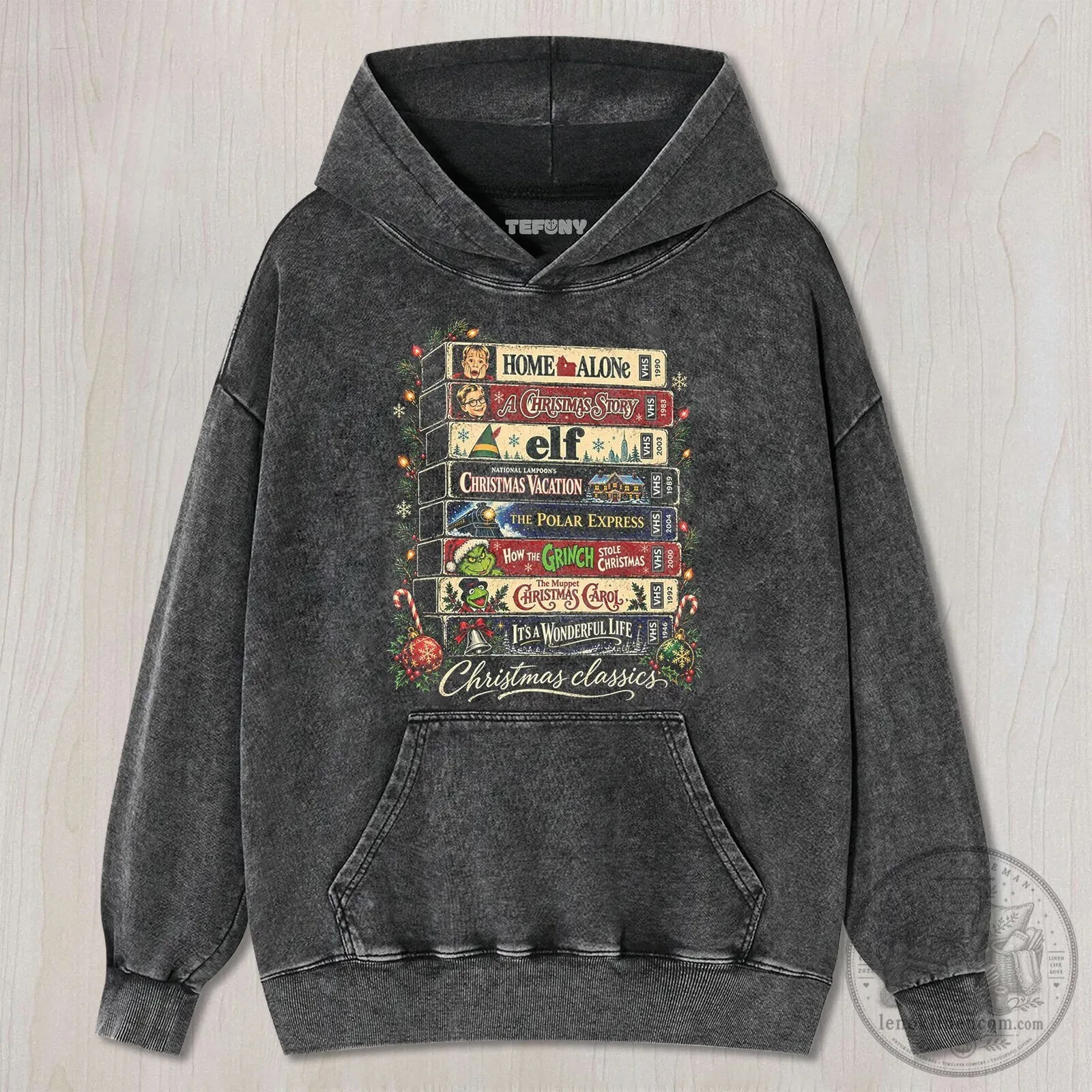 Christmas Classics VHS Tapes Holiday Movie Marathon Black T-Shirt 9 Christmas Classics VHS Tapes Holiday Movie Marathon Black T-Shirt