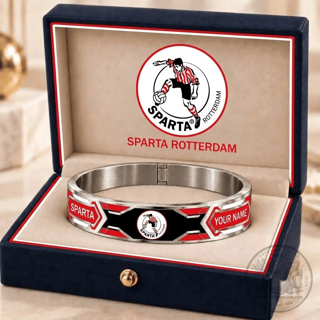 Sparta Rotterdam Eredivisie Personalized Football Club Bracelet