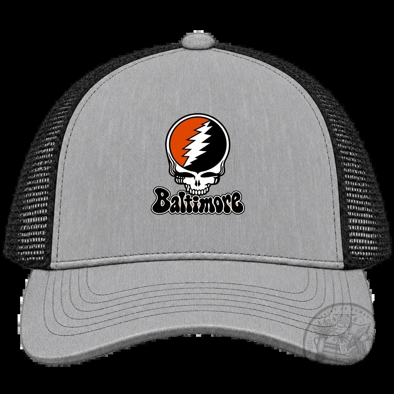 Baltimore Grateful Dead Stealie Skull Baseball Trucker Cap Hat 5 Baltimore Grateful Dead Stealie Skull Baseball Trucker Cap Hat