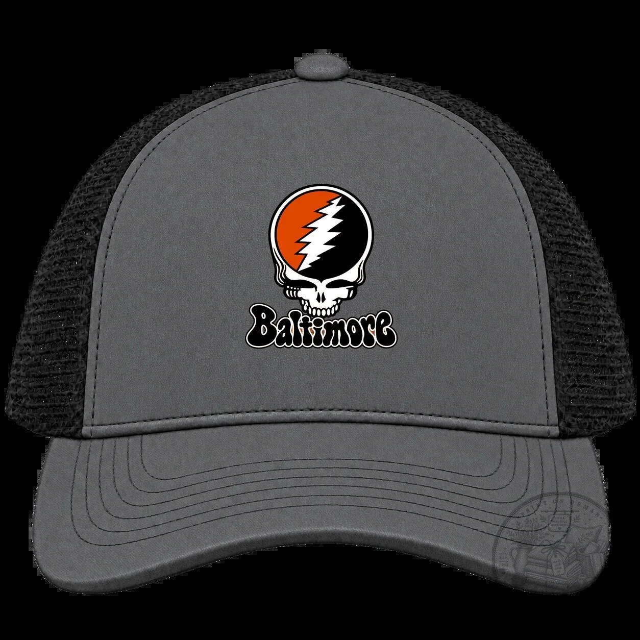 Baltimore Grateful Dead Stealie Skull Baseball Trucker Cap Hat 6 Baltimore Grateful Dead Stealie Skull Baseball Trucker Cap Hat