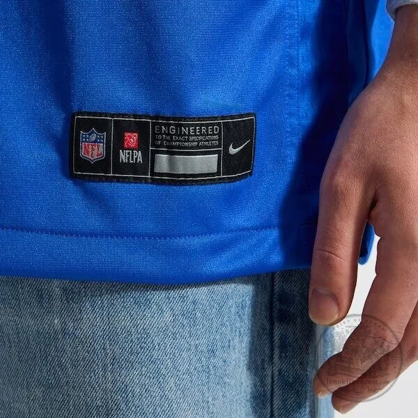 Puka Nacua Los Angeles Rams Royal Blue Football Game Jersey 22 Puka Nacua Los Angeles Rams Royal Blue Football Game Jersey