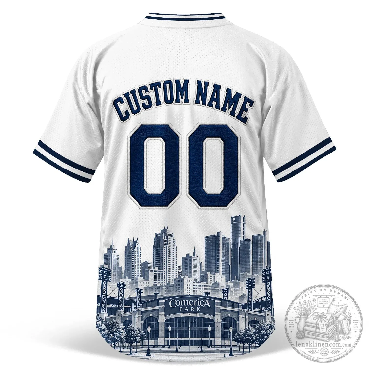 Detroit City Orange Baseball Jersey 24 Detroit City Orange Baseball Jersey