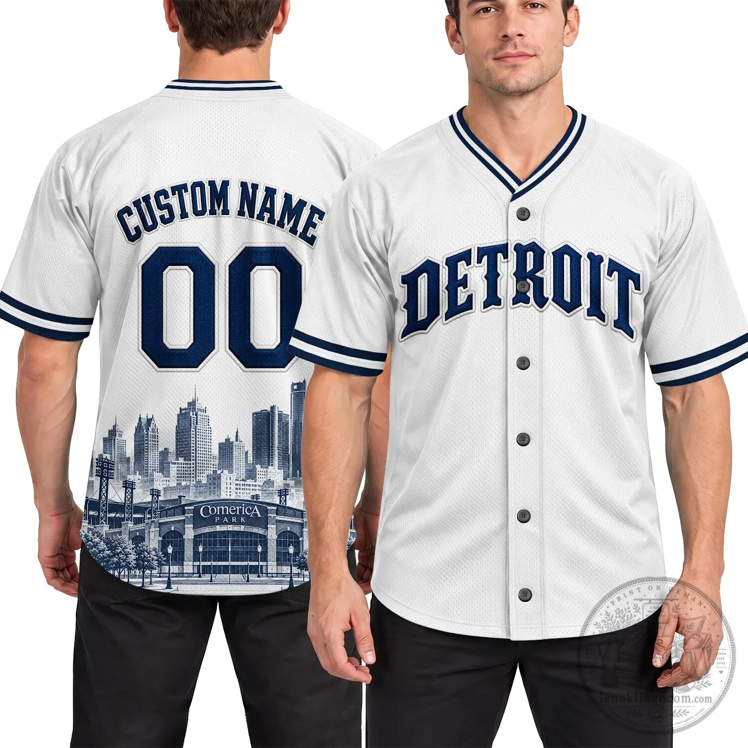 Detroit City Orange Baseball Jersey 26 Detroit City Orange Baseball Jersey